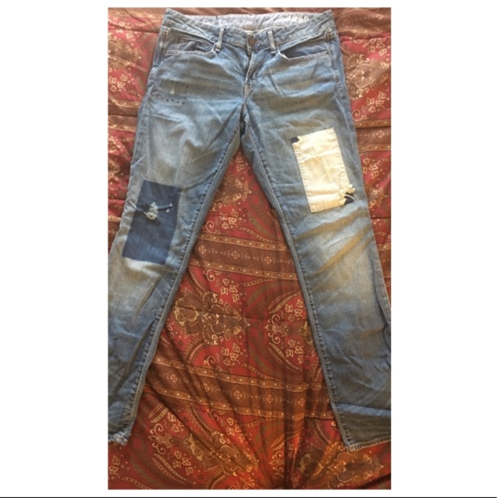 GAP 1969 Patchwork Jeans
